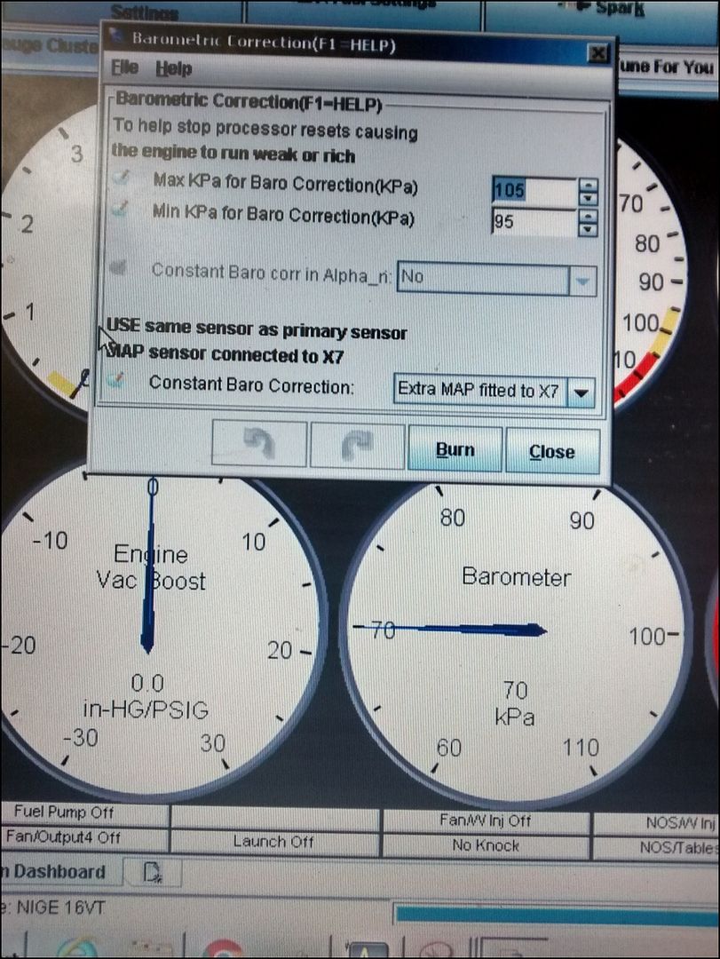 Constant Barometric correction having no effect Megasquirt Support